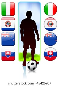 Soccer/Football Group F Original Vector Illustration
