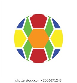 socer ball vector icon line template