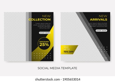 Socia; media post template. Suitbale for promotion produt in social media, banner, cover, web and online shop.