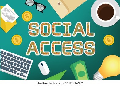Social access vector concept design