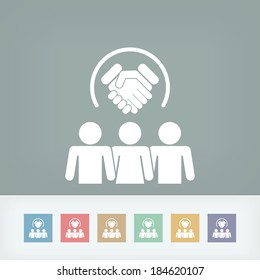 Social agreed icon
