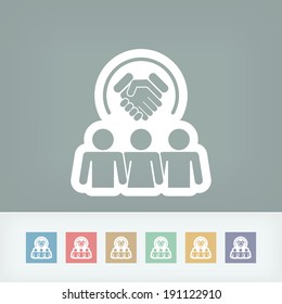 Social agreed icon