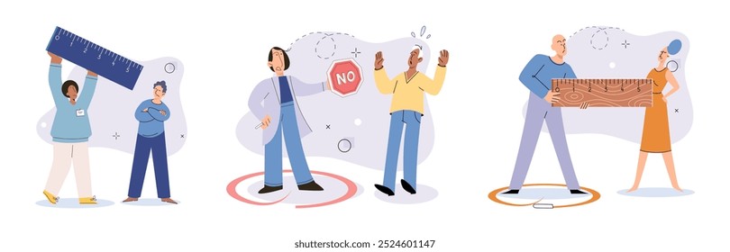 Social anxiety vector illustration. Psychological well being is essential for healthy mind Sadness is emotion reflects inner struggles Societys pressures can lead to feelings sorrow and stress