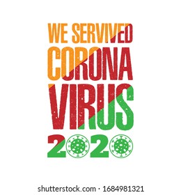 Social Awareness COVID 19 - vector t-shirt design template. Stay protected from 2019 Pestilence Novel Corona Virus T-shirt.Good for COVID-19 poster and label as well. Pandemic Novel Corona Virus 2020.