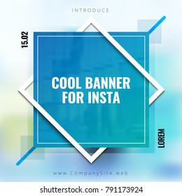 Social banner background. Applicable for Covers, Placards, Posters, Flyers and Banner Designs. Vector illustration.