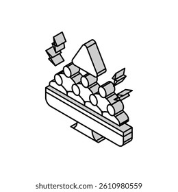 social boycott isometric icon vector. social boycott sign. isolated symbol illustration