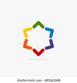 SOCIAL CHARITY GROUP LOGO ICON FULL COLOR