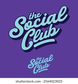 the social club classic typography