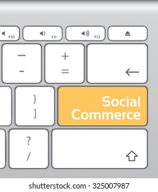 Social Commerce Enter Button Keyboard