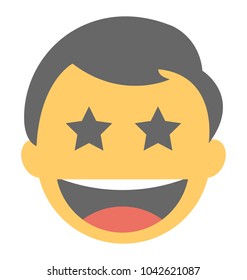 
A social communication platforms’ emoji naughty expression
