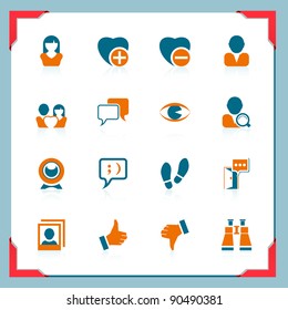 Iconos sociales y de comunicación