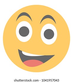 A social communication platforms emoji happy expression
