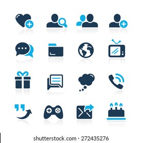 Social Communications Icons // Azure Series