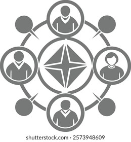 Social Community network logo Set  