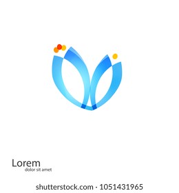Social concept vector logo design template. Science technology abstract icon - vector logo. Teamwork symbol. Social Network. Community icon.
