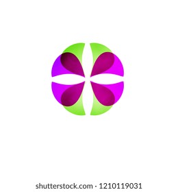 
Social concept vector logo design template. Science technology abstract icon - vector logo. Teamwork symbol. Social Network. Community icon.