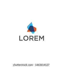 Social concept vector logo design template. Science technology abstract icon - vector logo. Teamwork symbol. Social Network. Community icon.