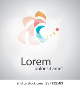 Social concept vector logo design template. Science technology abstract icon - vector logo. Teamwork symbol. Social Network. Community icon.
