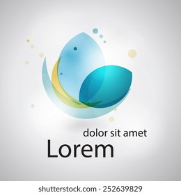 Social concept vector logo design template. Science technology abstract icon - vector logo. Teamwork symbol. Social Network. Community icon.