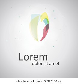 Social concept vector logo design template. Science technology abstract icon - vector logo. Teamwork symbol. Social Network. Community icon.