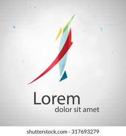 Social concept vector logo design template. Science technology abstract icon - vector logo. Teamwork symbol. Social Network. Community icon.