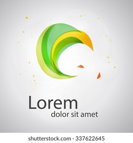 Social concept vector logo design template. Science technology abstract icon - vector logo. Teamwork symbol. Social Network. Community icon.