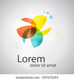 Social concept vector logo design template. Science technology abstract icon - vector logo. Teamwork symbol. Social Network. Community icon.
