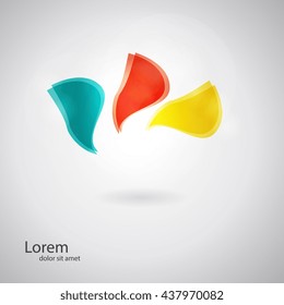 Social concept vector logo design template. Science technology abstract icon - vector logo. Teamwork symbol. Social Network. Community icon.