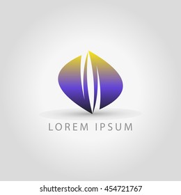 Social concept vector logo design template