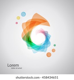Social concept vector logo design template. Science technology abstract icon - vector logo. Teamwork symbol. Social Network. Community icon.