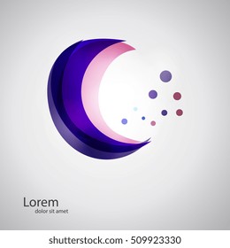 Social concept vector logo design template. Science technology abstract icon - vector logo. Teamwork symbol. Social Network. Community icon.