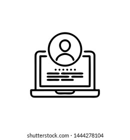 Social connection. Web design icon logo template