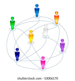 Social connections icon
