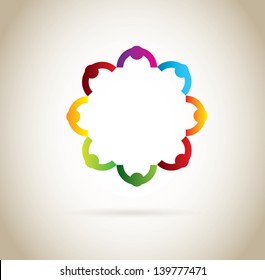 social design over gray background vector illustration