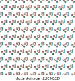 soziales und desähnliches Symbolmuster 