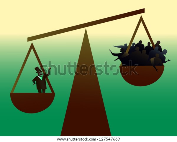 social-disparity-wealthy-minority-99-per-stock-vector-royalty-free