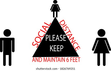 SOCIAL DISTANCE - CORONA VIRUS PRECAUTIONS 