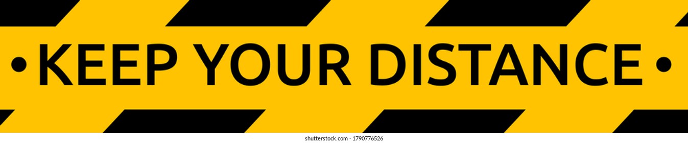 Banner mit sozialer Distanzierung. Halte die 2 Meter Abstand. Warnzeichen für öffentliche Plätze COVID-19 Konzept. Ein Informationsbanner für Grußkunden, für Geschäftsleute, Eröffnung eines Ladens, Cafés, Restaurants