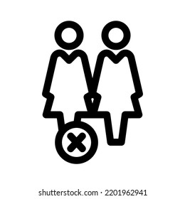 social distancing icon or logo isolated sign symbol vector illustration - high quality black style vector icons

