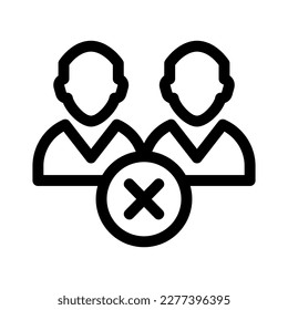 social distancing icon or logo isolated sign symbol vector illustration - high quality black style vector icons
