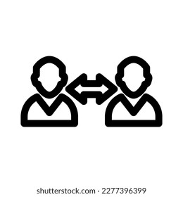 social distancing icon or logo isolated sign symbol vector illustration - high quality black style vector icons
