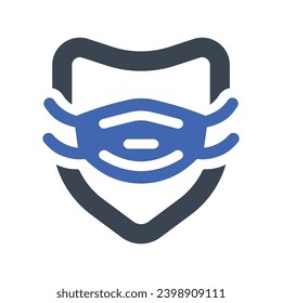 Social Distancing Icon, Vector Graphics