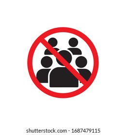 Social Distancing illustration related to Coronavirus prevention tips. Vector illustration to avoid Coronavirus.
