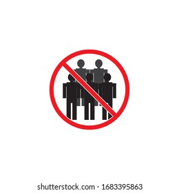 Social Distancing Infographic. Vector Image