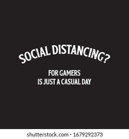 Social distancing, isolated graphic, t-shirt design, t shirt design, vector art.