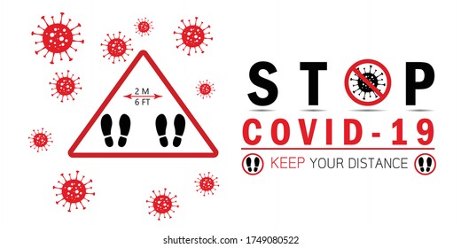 Social distancing, Keep distance. Coronovirus epidemic protective equipment.