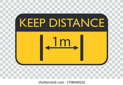 Social distancing, keep distance in public society people to protect from COVID-19 coronavirus outbreak spreading concept, Infographic design distance away in the meeting with virus pathogens