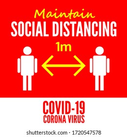 Social distancing, keep distance in public society people to protect from COVID-19