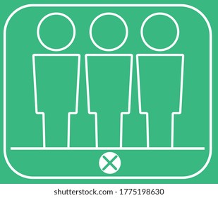 Social distancing. keep distance in public society people to protect from COVID-19 coronavirus outbreak spreading concept