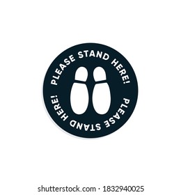 Social Distancing Keep Your Distance Icon. Vector Image. Covid-19.
